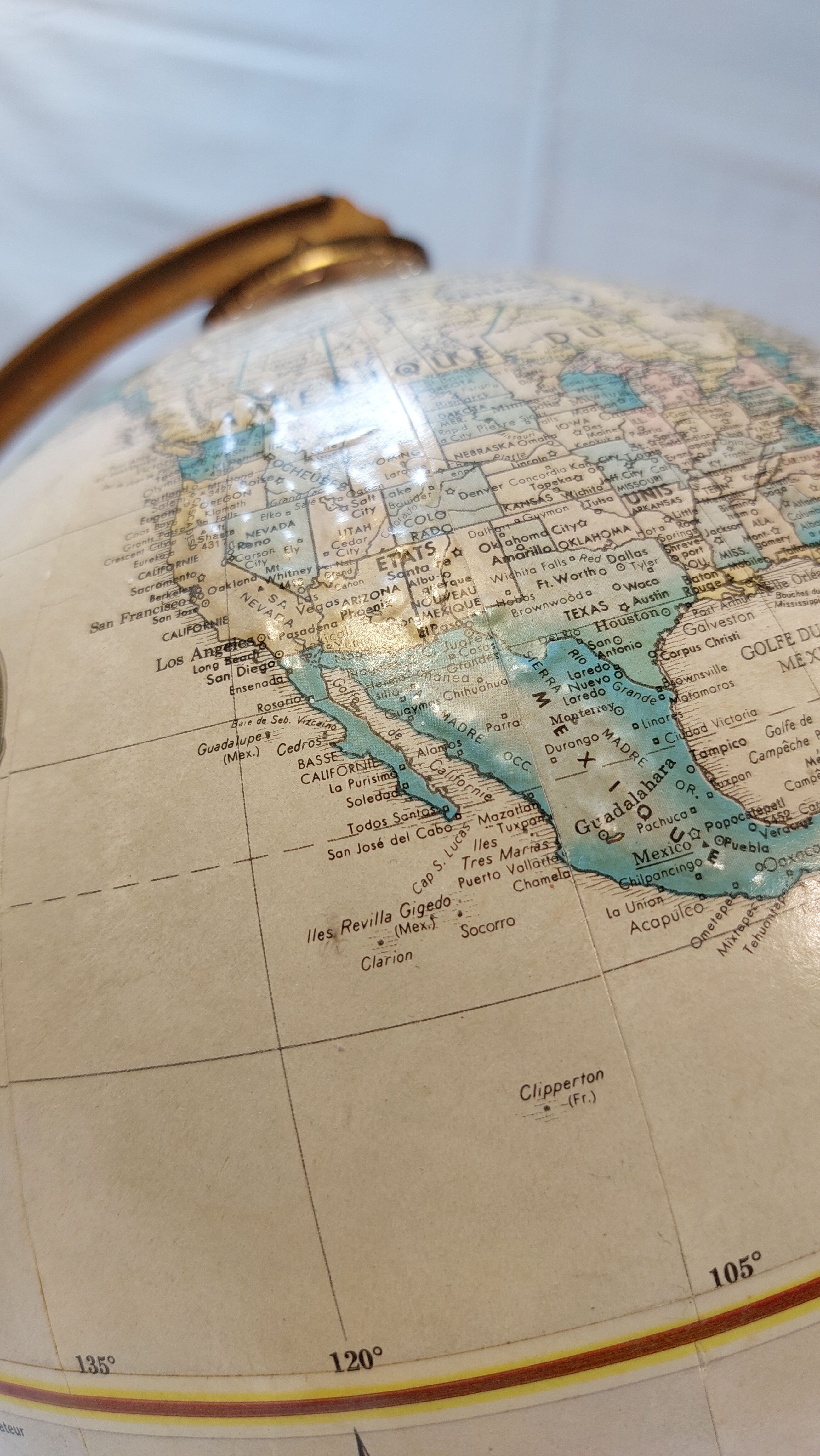 Globe Globe World Map Replogue U.S.A. - 70S/80s