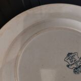 4 assiettes creuses en Terre de Fer Longwy modèle "Suzanne"