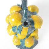 Pichet barbotine citron