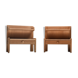 Pair of Guillerme and Chambron bedside tables