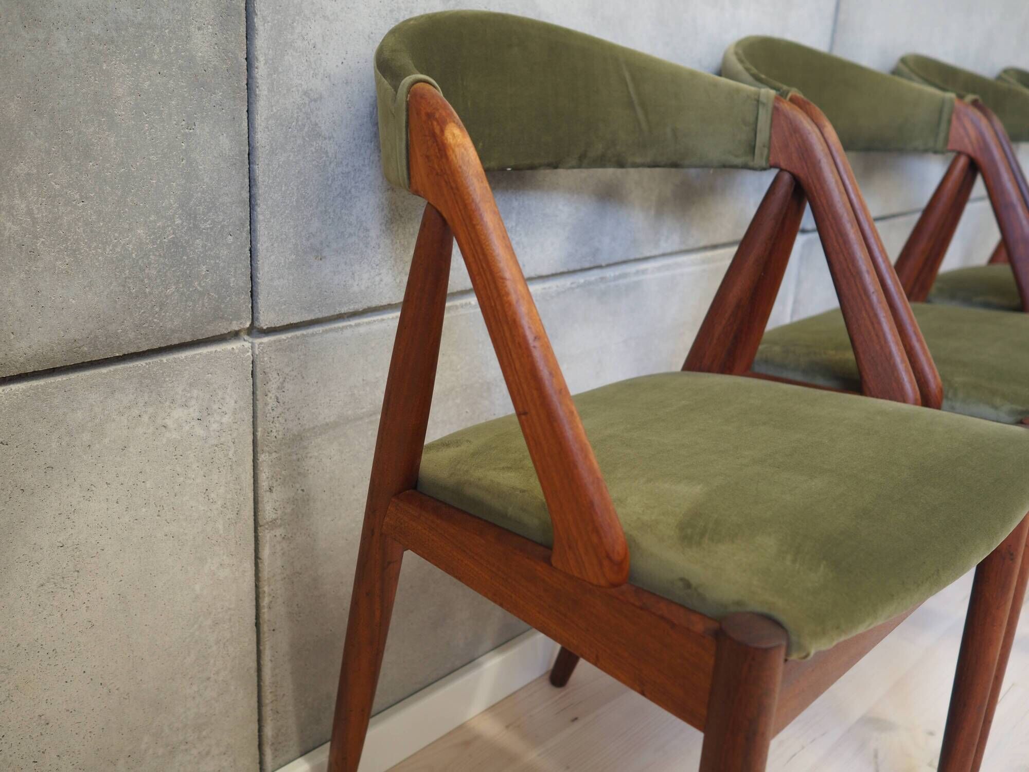Set of four rosewood chairs, Danish design, 70s, designer: Kai Kristiansen