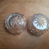 Pair of crystal saleron