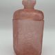 Pink vintage cotton pot in cracked glass paste Marcel Franck
