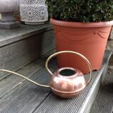 Red copper watering can in Scandinavian style 60s-70s