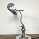 Notary lamp or banker in silver metal