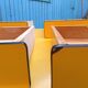 Table en formica jaune vif années 70