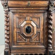 Antique carved wooden buffet in Renaissance style, late 18th / early 19th century.