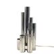 Hollywood regency 6 lights metal table lamp, Italy 1970s