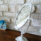 White table psyche mirror