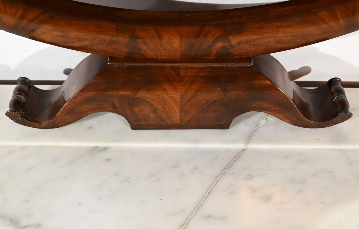 Burl Mahogany Dressing Table, Restoration Period – Early 19th Century