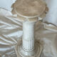 Luminous column in alabaster