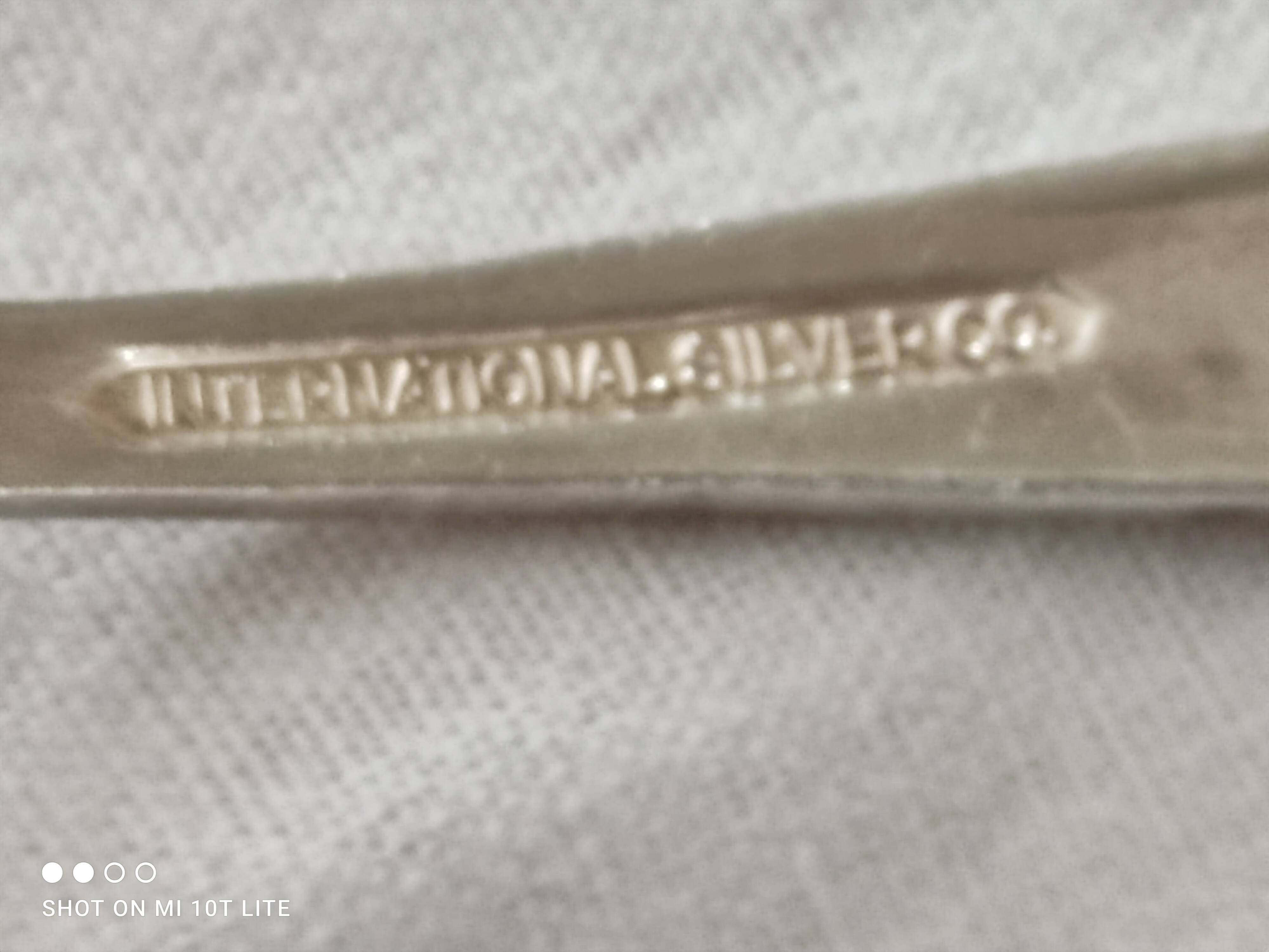 Set of 3 twa silver cutlery