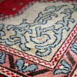 Old turkish konya handmade carpet 69cm x 108cm 1920s, 1c500