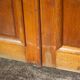 Double old door, old wooden door, large vintage door