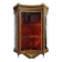 Louis XVI wall display cabinet, mahogany and bronze, France 20th century
