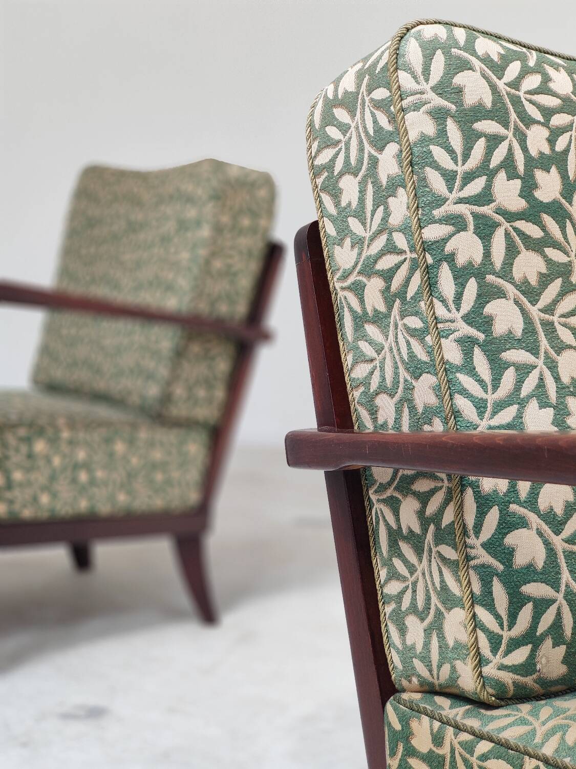 Pair of art deco Ziara pravenec armchairs