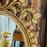Baroque mirror from the 70s, in gilded wood