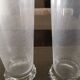Duo of crystal glasses Daum 1950s