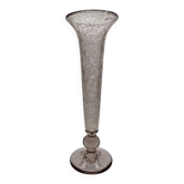 Vase en verre bullé style Biot