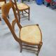 Lot de 4 chaises en merisier