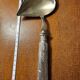 Art-Nouveau Sauce Spoon Floral Decor - Silver & Vermeil