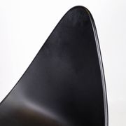Set Of Four Dining Chairs Model 3110 Made In Black By Arne Jacobsen For Fritz Hansen From 2016s