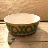 Brown and green salad bowl Selency X Monoprix Croisé Laroche