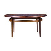 Mid-Century Rosewood Coffee Table by Haug Snekkeri for Bruksbo, 1960