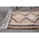 Handwoven Orange Wool Turkish Oushak Runner Rug 99x343