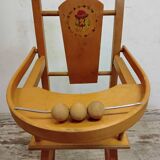 Transformable antique doll high chair