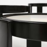 Set of 4 reversible nesting tables by Gianfranco Frattini for Cassina, Italy 1960s