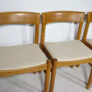 Danish Design Chairs in Teak by H.W. Klein for Bramin, Set of 4, 1960s