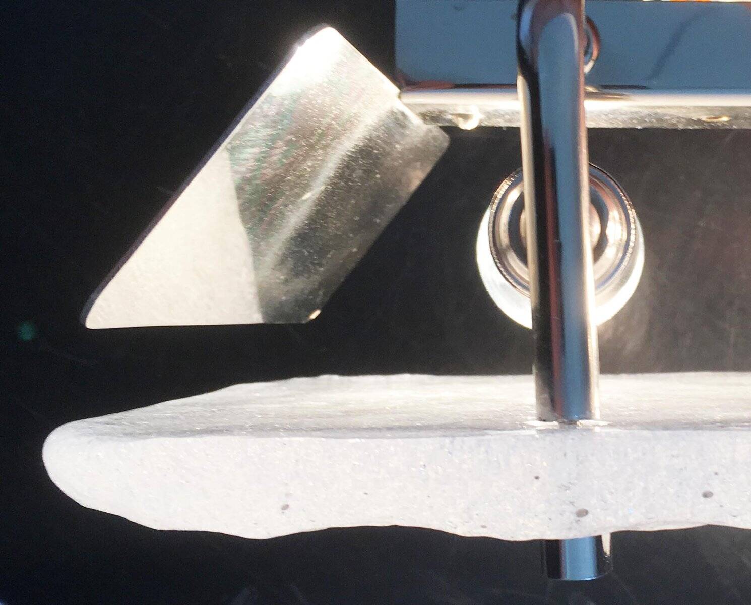 Frosted glass wall light by Kalmar Franken KG, 1960s