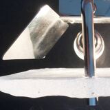 Frosted glass wall light by Kalmar Franken KG, 1960s