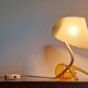 Lampe de table mid-century rare conçue par Apolinary Galecki, Allemagne, années 1960.