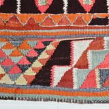 Pink Vintage Kilim Runner Rug, 95x325Cm