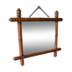 Miroir bois effet bambou