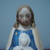 Christ statuette "heart of Jesus" in ceramic