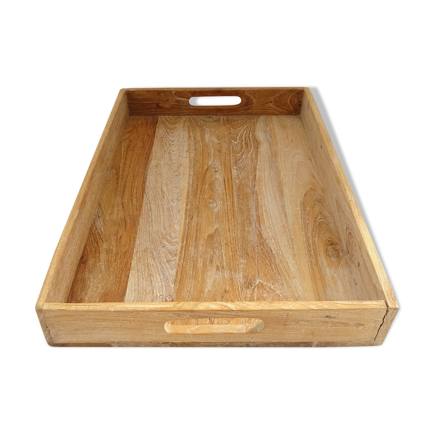 Solid wood bakery tray