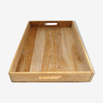 Solid wood bakery tray