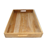 Solid wood bakery tray