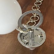Targetti Sankey vintage opaline pendant light