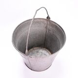 Vintage zinc bucket  flower pot