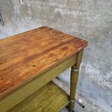 Antique counter side table wall table shop counter