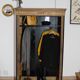 Renovated antique solid wood furniture – bookshelf / entrance wardrobe