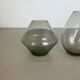 Set of Three Turmalin Vases Wilhelm Wagenfeld Wmf Attributed, Germany 1960s