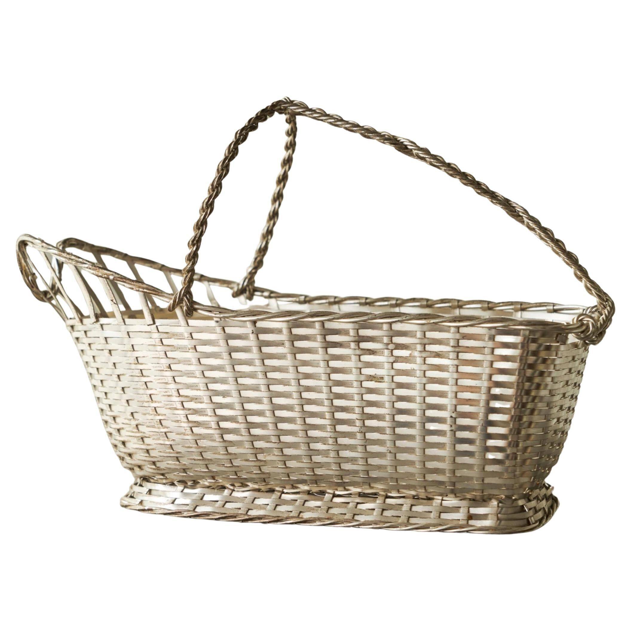 Lino Sabattini for Christofle, silver-plated bottle holder