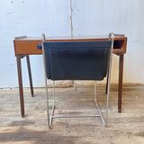 Vintage teak desk Scandinavian look 1960s