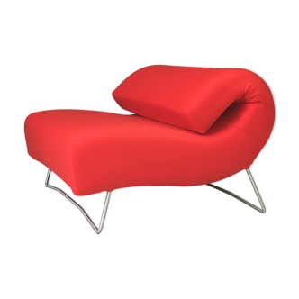 Red sofa chair by Pascal Mourgue "Lover" Ligne Roset