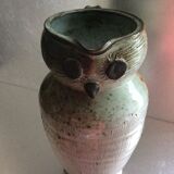 Ceramic owl pitcher, 70s